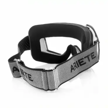 Ariete Маска снегоходная Ariete Riding Crows Basic, цвет оправы белый, голубые линзы, ANTIFOG - миниатюра 4