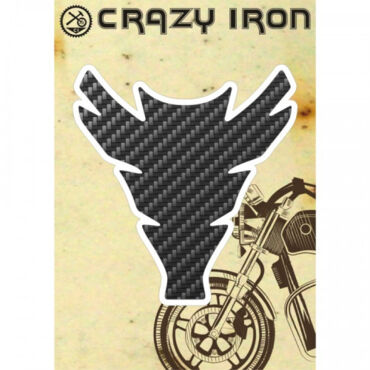 Наклейка на бак Crazy Iron, под карбон №3 - миниатюра 1