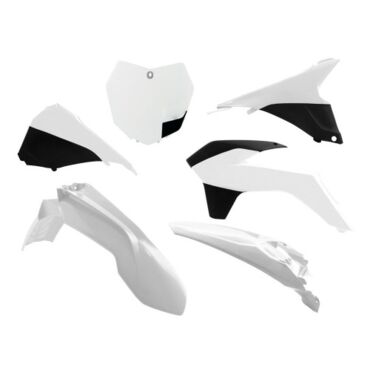 Комплект пластика KTM SX125 150 13 15 # SX250 13 16 # SXF250 450 13 15 белый - миниатюра 1