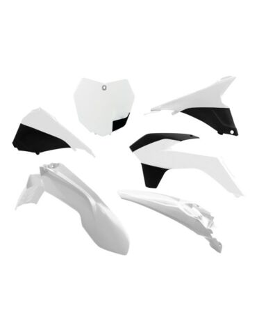 Комплект пластика KTM SX125 150 13 15 # SX250 13 16 # SXF250 450 13 15 белый