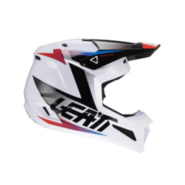 Leatt Шлем кроссовый Moto 2.5 Helmet Black White 2024 - миниатюра 5