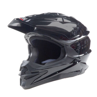 Шлем кроссовый AiM JK803 Black Glossy - миниатюра 1