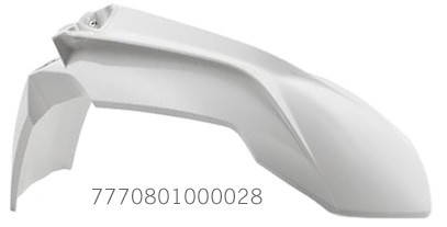 KTM крыло переднее белое EXC/ XCF W 14 16 ( 7770801000028 ) - фото 1