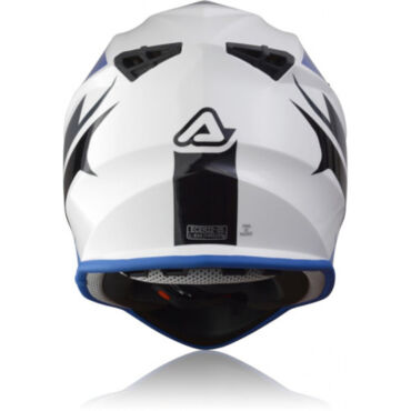 Acerbis Шлем Linear White Blue - миниатюра 8