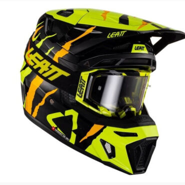 Leatt Мотошлем Moto 8.5 Helmet Kit Citrus Tiger (2023) - миниатюра 6