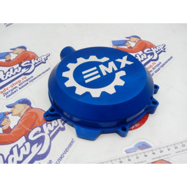 EMX TECH BLUE усиленная крышка сцепления синяя KTM 250 300 EXC TPI SX XC 17 23 / HQV TEi -TXi TCi 17 23 ( 74 22 003 BLU ) - миниатюра 1