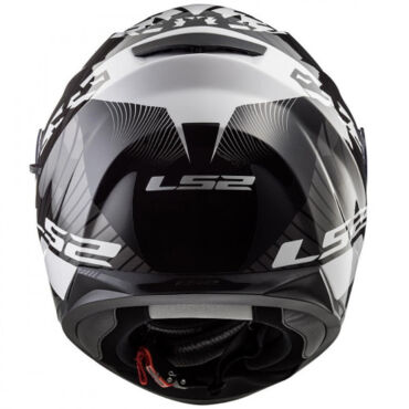 Шлем дорожный LS2 FF320 STREAM EVO HYPE, black white grey (M, Взрослая  Дорожная) - миниатюра 3
