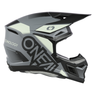 Oneal Шлем кроссовый 3Series Vision Серый Черный - миниатюра 7