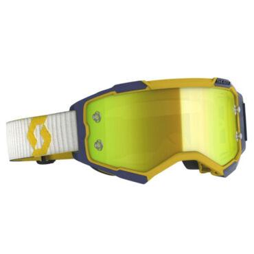 Scott Очки Fury yellow blue yellow chrome works - миниатюра 3