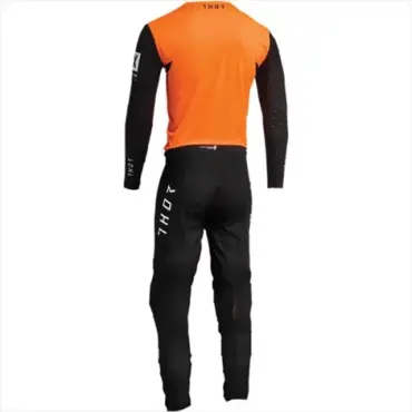 Мотоштаны PRIME HERO Black Fluorescent Orange - миниатюра 8