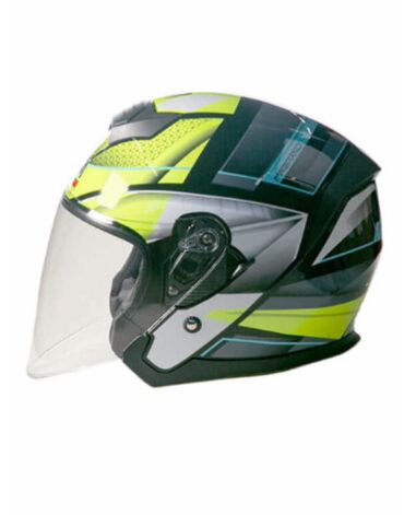 AiM Шлем JK526 Yellow Grey Black