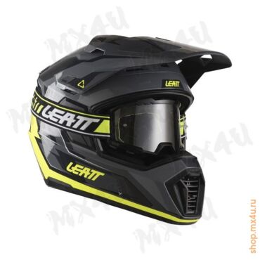 Кроссовый шлем ADV 7.5 Hi Viz Yellow V26 - миниатюра 4