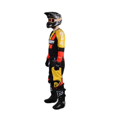 Grom Штаны кроссовые Race Red Yellow - миниатюра 4