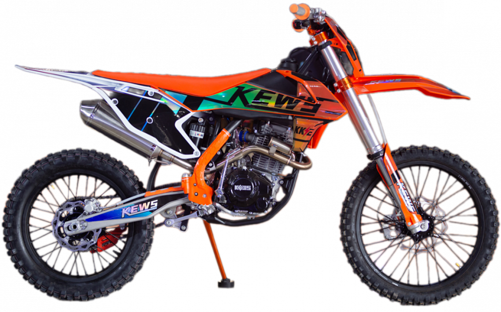 Мотоцикл кроссовый KEWS K16 CB F 250 Оранжевый 21 18