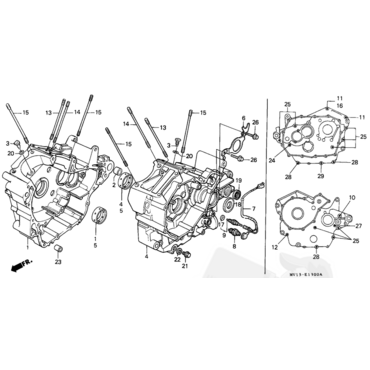 HONDA сальник вала выбора передачи КПП 12.5*25*8 XRV750 Xl600 XL650 XL700 ( 91204425003 ) - миниатюра 1