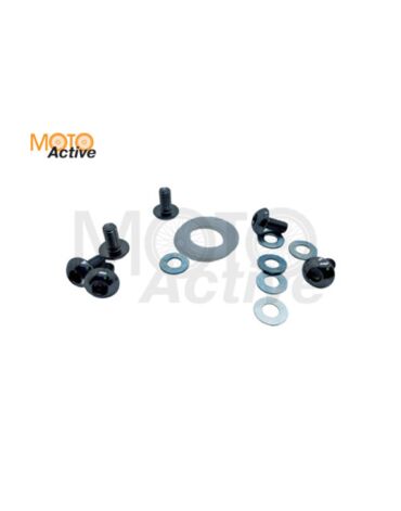 Защита рук с пластиковыми щитками ACCEL HGS 01 22.2 мм (черная)