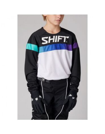 Мотоджерси подростковая Shift White Label Ultra Youth Jersey (White Ultraviolet, YL, 2021 (26385 476 YL))