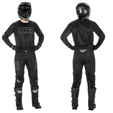 Джерси FLY RACING KINETIC FUEL Black White (2022) - миниатюра 5