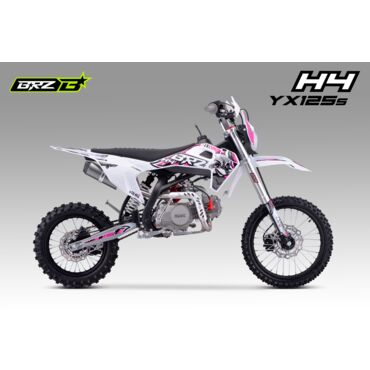 Питбайк BRZ H4 YX125s 17 14 (полуавтомат, электростартер) - миниатюра 8