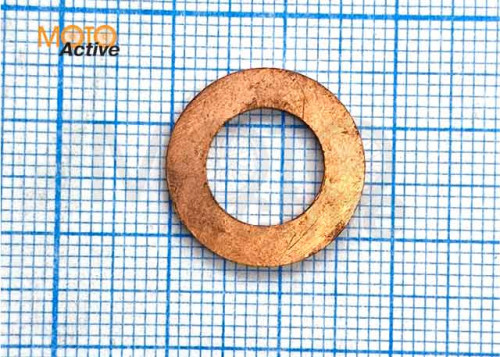 Шайба медная 10х18х2 - фото 2