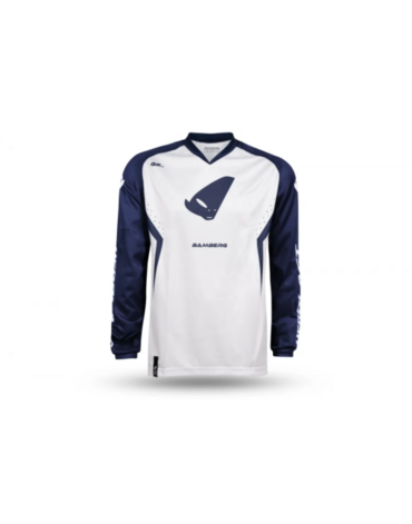 Мотоджерси UFO BAMBERG JERSEY, blue white (L, Взрослая  Кросс эндуро)