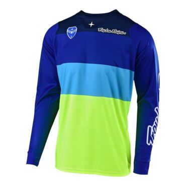 Джерси Troy Lee Design BETA FLO YELLOW / BLUE - миниатюра 1