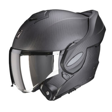 Scorpion Exo Мотошлем Exo Tech Evo Carbon Solid Черный Матовый - миниатюра 3