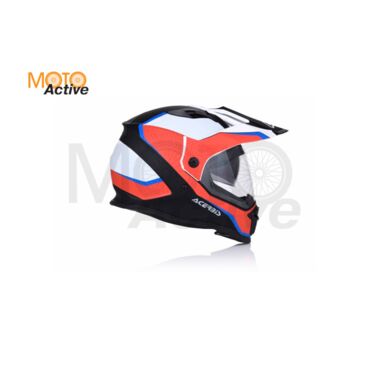Шлем Acerbis REACTIVE GRAFFIX Red White - миниатюра 4