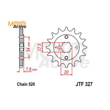 Звезда ведущая JTF327.13(165FML 172FMM) - миниатюра 1