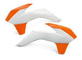 KTM SPOILER KIT WHITE ORANGE спойлеры бака SX ( 7770805410028 )