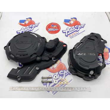Acerbis X Power Kit KTM Комплект защиты крышек сцепления и зажигания / черный GAS 250 350 EX F MC F 24-> 0026199.090 - миниатюра 2