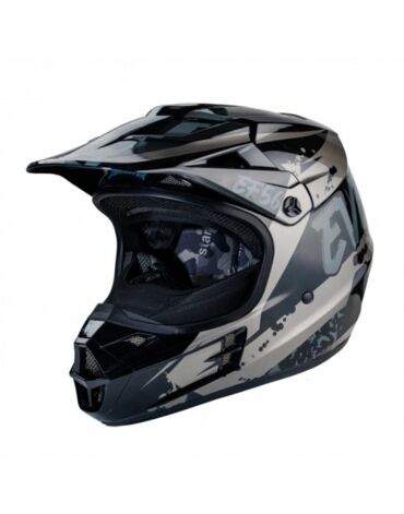 Шлем (кроссовый) Starks EF5 Base MX Черный глянец ABC M