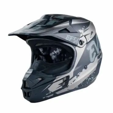 Мотошлем EF56 Base MX чёрный матовый - миниатюра 3