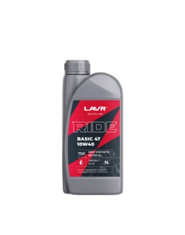 Моторное масло LAVR MOTO Ride Basic 4T 10W 40 SL 1л - Мотоциклы для эндуро и бездорожья нового поколения