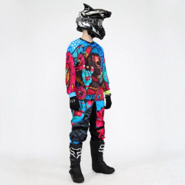 Grom Джерси + штаны Fatbear Limeblue - миниатюра 4