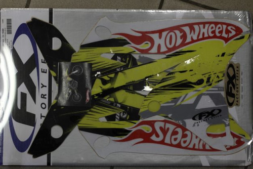 Наклейки Shroud Kit FX Hot Wheels под мотоциклы Suzuki RMZ250 2010 16 - фото 1