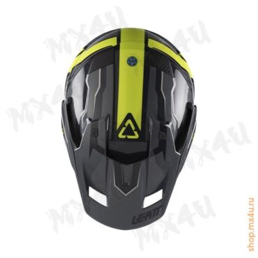 Кроссовый шлем ADV 7.5 Hi Viz Yellow V26 - миниатюра 5