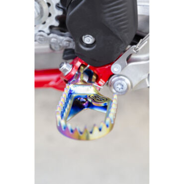 Подножки из титана низкие S3 Rainbow KTM EXC EXC F 24- / Husqvarna TE FE 24- / GasGas EC EC F 24- / Beta RR 20- - миниатюра 6