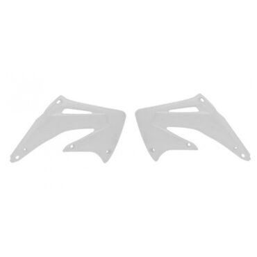 Боковины радиатора CRF450 02 04 белые - миниатюра 1
