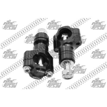 Кронштейны крепления руля (пара) CNC OTOM 28mm черные М10 - миниатюра 1