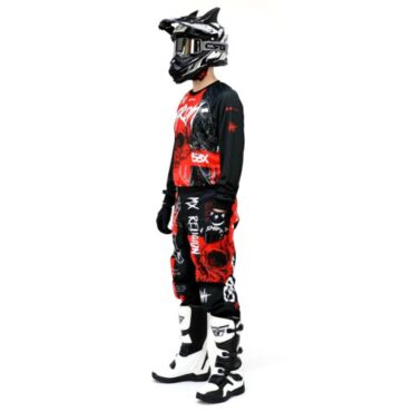 Grom Джерси + штаны MX Religion red - миниатюра 3