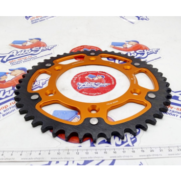 KTM Звезда ведомая 48 зубов двух компонентная ORANGE SX SXF EXC EXCF 95 24 // 690 790 890 Adv 08 24 ( 5841005104804 ) - миниатюра 3
