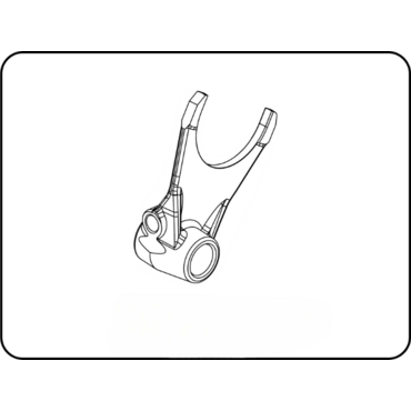 Вилка переключения 2 4 передачи КПП KTM 125 150SX 19- ; 150EXC 20- / Husqvarna TC125 150 19- ; TE150 20- / GasGas MC125 150 21- ; EC125 25-  - миниатюра 1