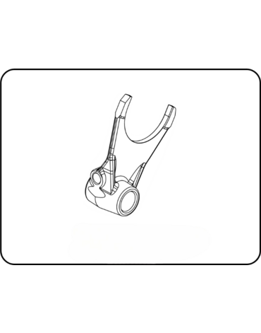 Вилка переключения 2 4 передачи КПП KTM 125 150SX 19- ; 150EXC 20- / Husqvarna TC125 150 19- ; TE150 20- / GasGas MC125 150 21- ; EC125 25- 