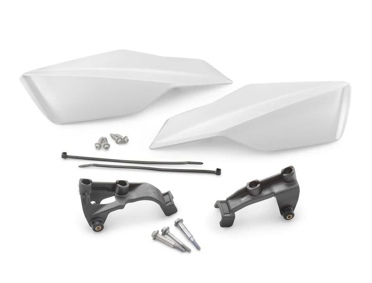 KTM Handguard kit white Защита рук в сборе (белый ) SX SXF 23-> / EXC EXCF 125 500 14 25 ( A49002979000AB  ) - фото 2
