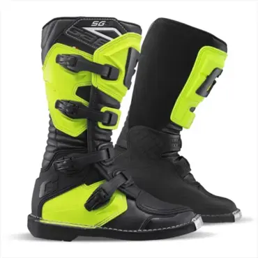 Мотоботы детские Gaerne SG J Black Yellow Fluo - миниатюра 6