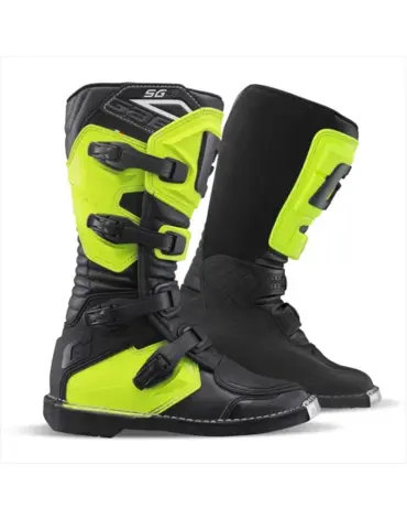 Мотоботы детские Gaerne SG J Black Yellow Fluo