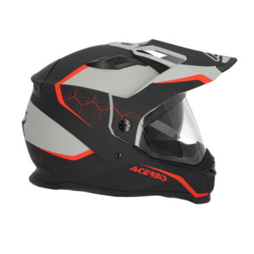 Acerbis Шлем REACTIVE 22 06 Black Red - миниатюра 2