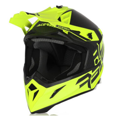 Acerbis Шлем Steel Carbon Yellow Fluo - миниатюра 5