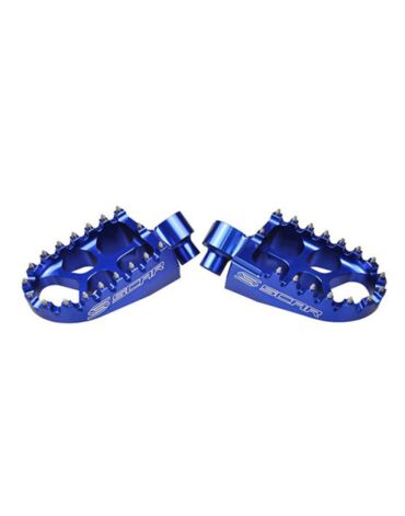 Подножки Scar под мотоциклы KTM 125 150SX, 250 450SX F 2016 19, HQV TC125, FC 2016 19 синие